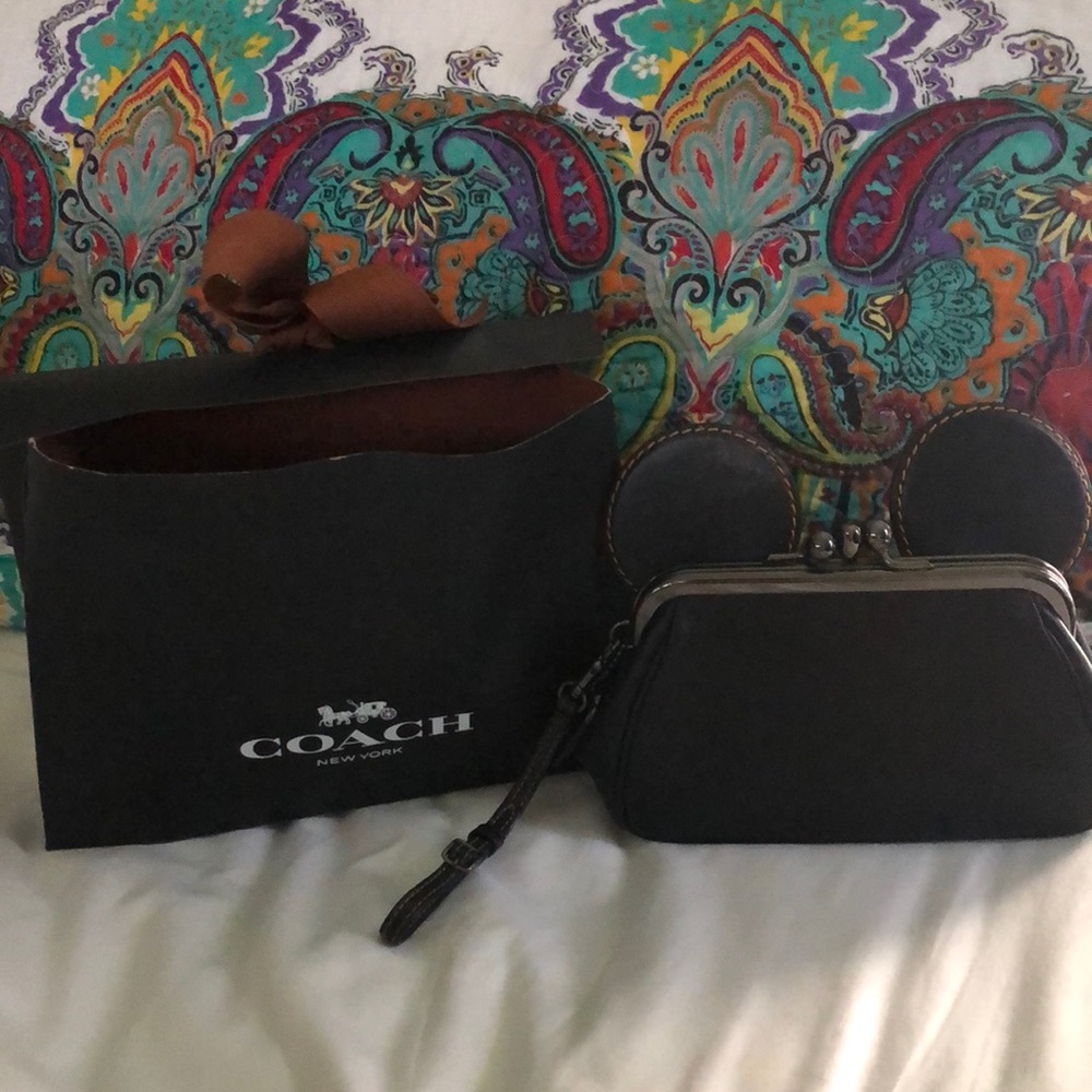 Coach Mickey mouse purse